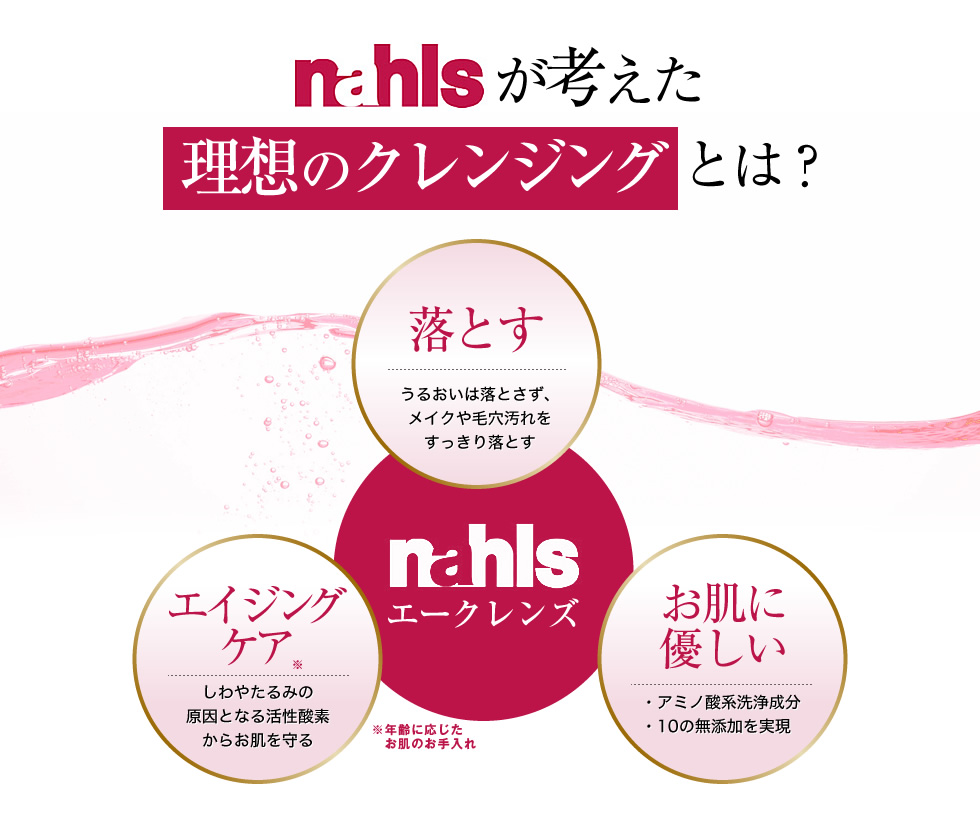 nahlsが考えた理想のクレンジングとは？