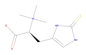エルゴチオネインの構造式