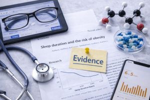 睡眠不足と肥満の関係の医学論文