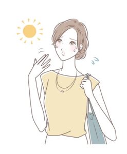 紫外線が気になる女性