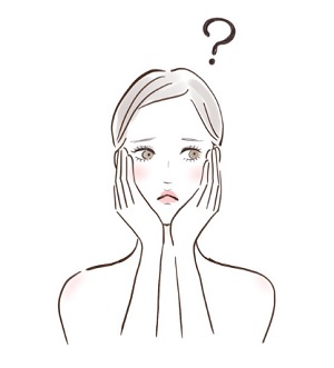 足し算美容がうまくいっていない女性