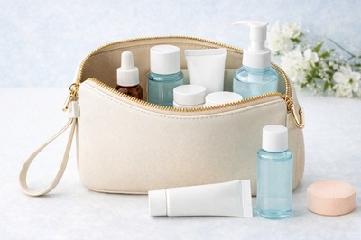 化粧品のポーチ