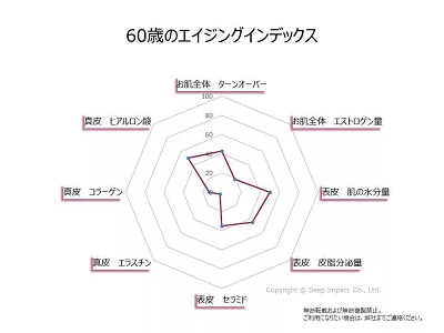 60歳のエイジングインデックス