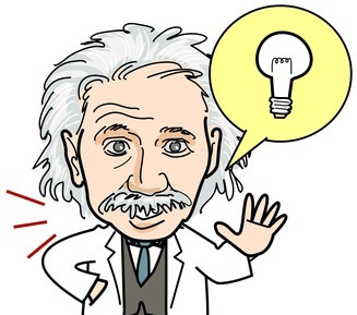 ヒアルロン酸の歴史についての説明する学者のイラスト