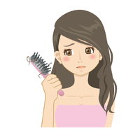 薄毛が気になる女性