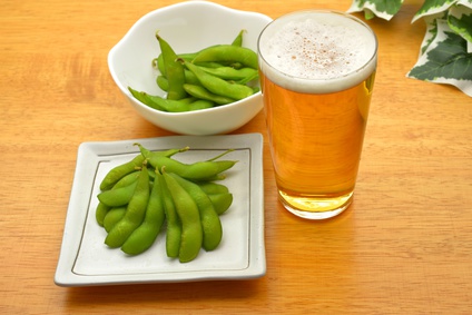 ビールと枝豆
