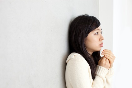 冷えに悩む女性