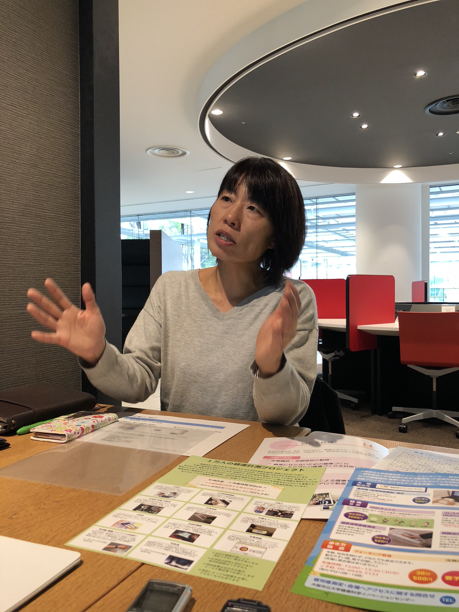 NPO法人発足について語る浦田千昌さんの写真