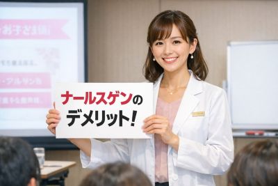 ナールスゲンのデメリットを説明するコスメコンシェルジュ