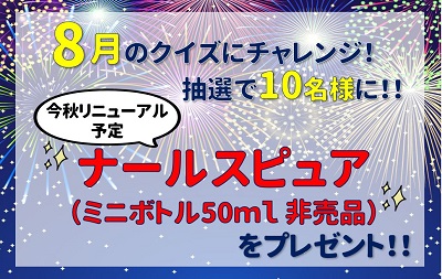 2020年8月のクイズ