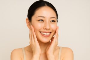 セラミドの上手な組み合わせで美肌になった女性