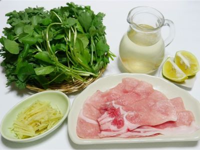 体があたたまる!豚肉のデトックス鍋の材料