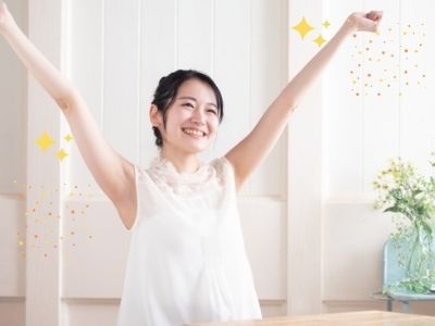 ストレスの少ない女性