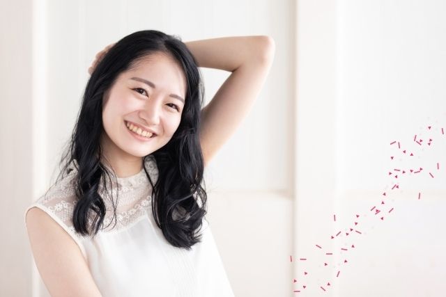 コラーゲンペプチドで肌・毛髪・爪が改善された女性