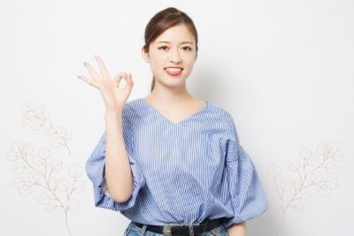 悩みを解決した女性