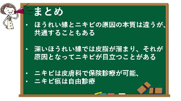 ほうれい線にニキビが！その原因と改善のスキンケア対策のまとめ