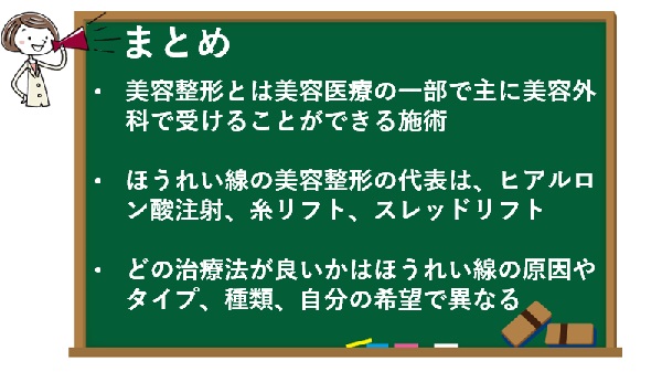 美容整形でほうれい線を消したい！施術の種類と選び方のまとめ