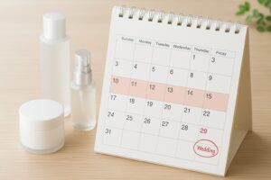 結婚式の準備を意識したカレンダー