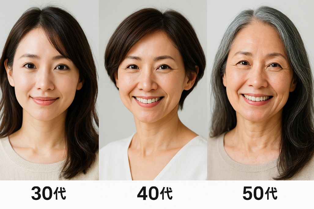 30代、40代、50代の女性