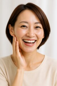 APPSのメリットを感じる女性