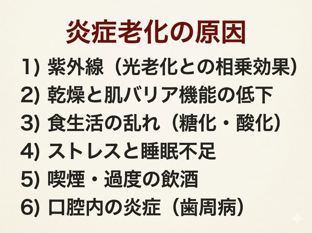 炎症老化の原因