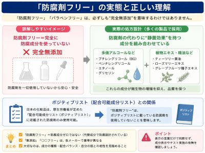 防腐剤フリーの実態と正しい理解