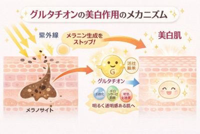 グルタチオンの美白のメカニズム