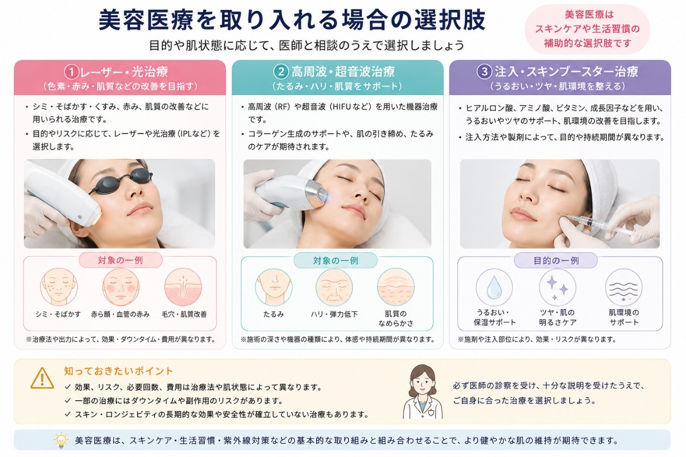 スキン・ロンジェビティを意識した美容医療