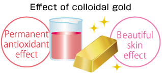 Effect of colloidal gold