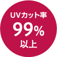 UVカット率99%以上