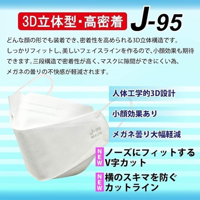 ナールスおすすめの国産医療用マスク【J-95】